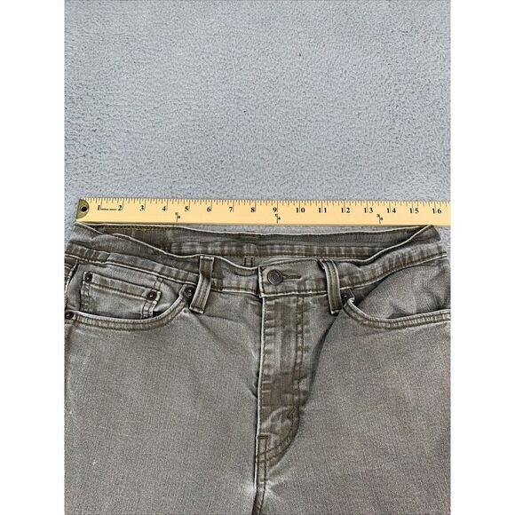 Levis 511 Jeans Mens Size 33x32 Waist Measures 30 Medium Wash Zip Button Pockets - Picture 5 of 10